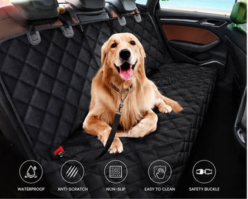 🐾 Waterproof Dog Car Back Seat Cover